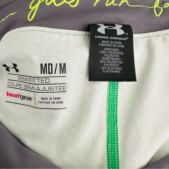 Under Armour Gray Green Athletic Skort Size‎ M - Picture 4 of 4